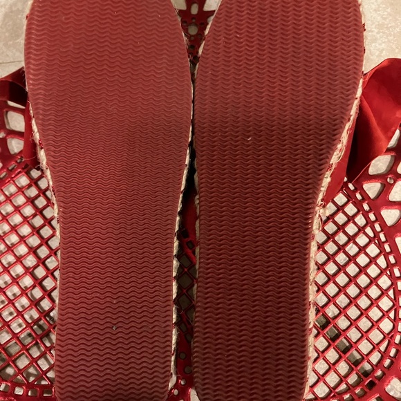 RUBY RED SUEDE SANDALS - Picture 3 of 8